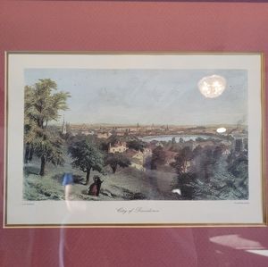 City of Providence and City of  Detroit Framed Prints from artist A.C. Warren